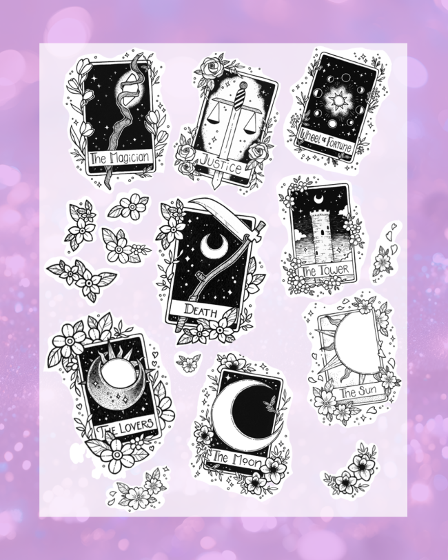 Pack de stickers - Tarot