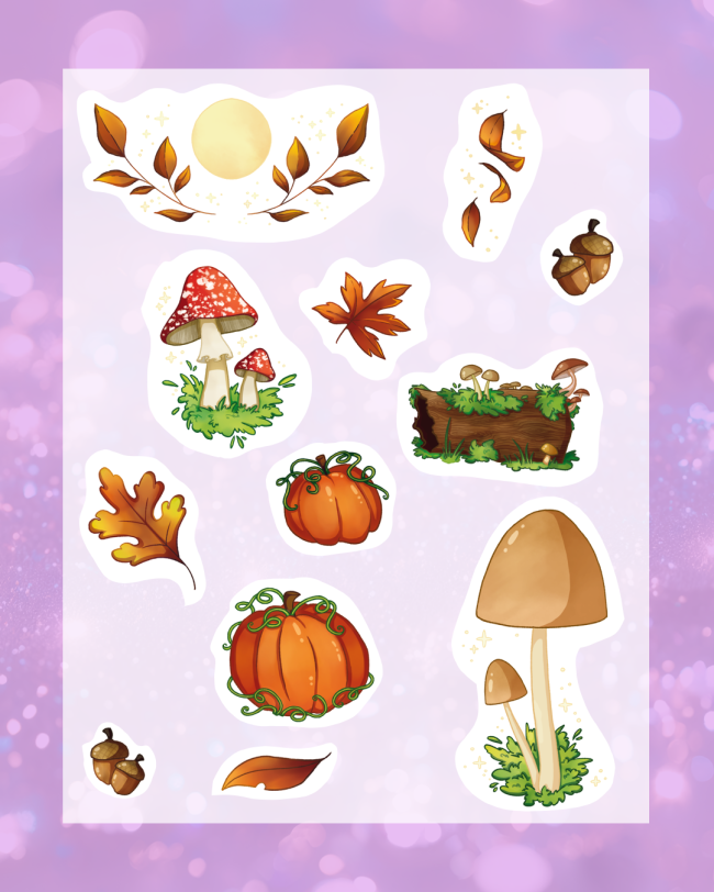 Pack de stickers - Automne